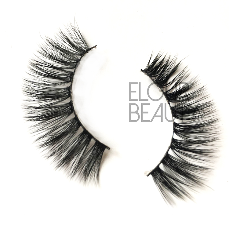 3D silk fake lashes for beauty supplies in China EJ75